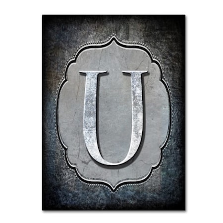 LightBoxJournal 'Letter U' Canvas Art,35x47